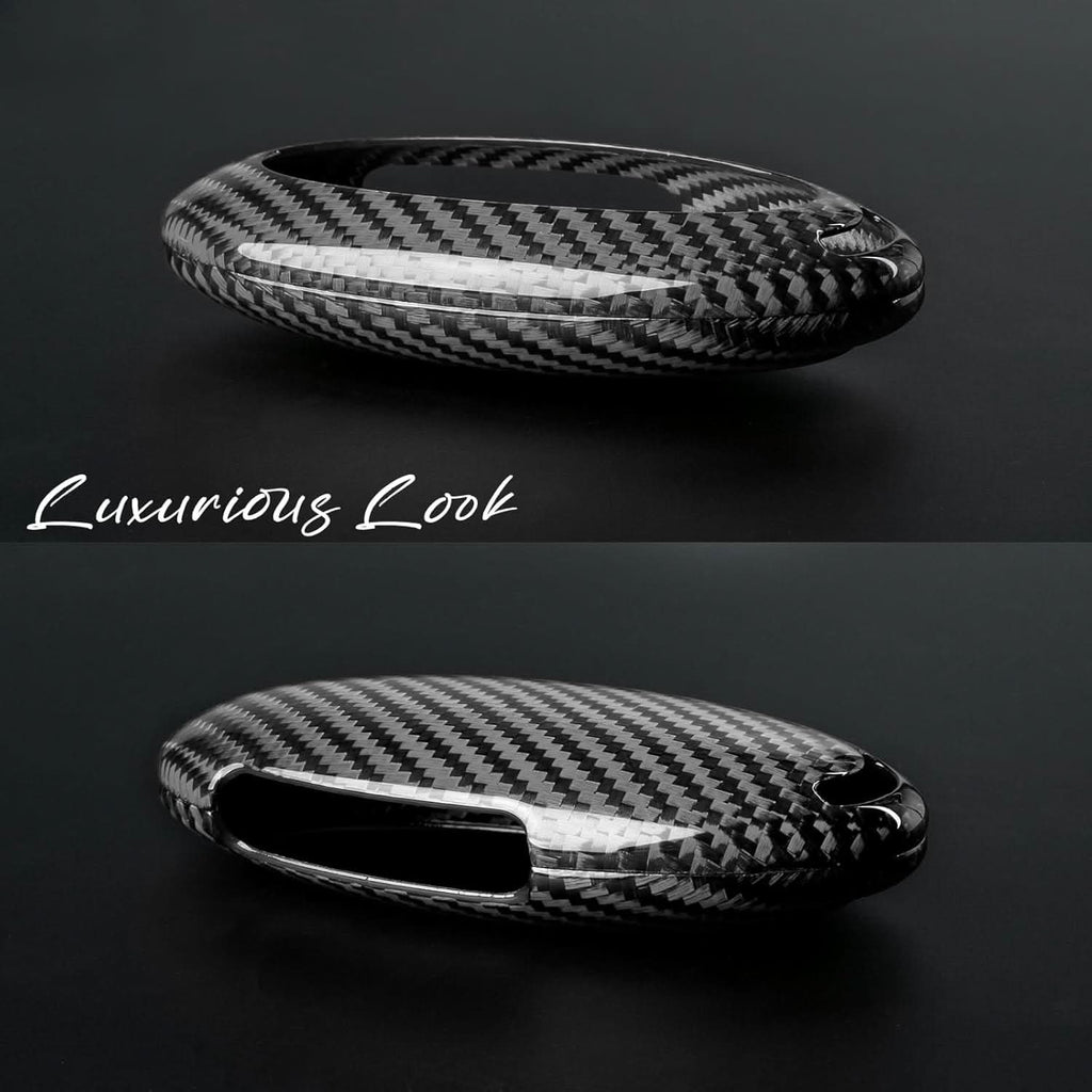 T-carbon Real Carbon Fiber Key Cover for Hyundai Ioniq 6 | Premium Protection Case