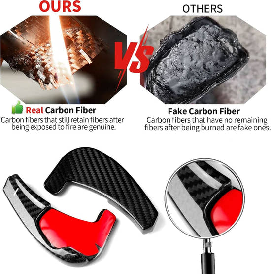 T-carbon Paddle Shifter For Dodge Durango Charger Challenger Hell Cat