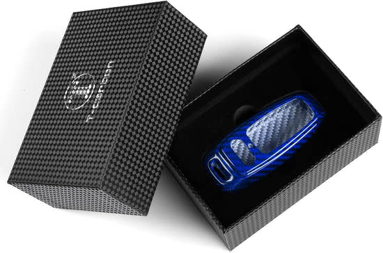 T-carbon Key Fob Cover Fits Audi A7 Q7 RS7 SQ7 2019-2025