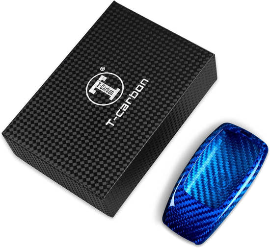 T-carbon Glass Fiber Key Fob Cover fits for Mercedes Benz