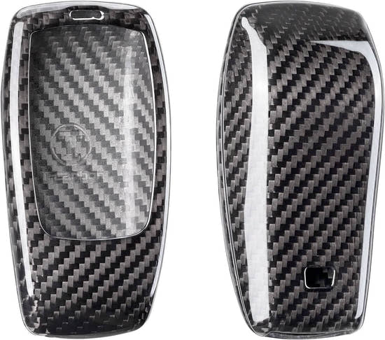 T-carbon Glass Fiber Key Fob Cover fits for Mercedes Benz