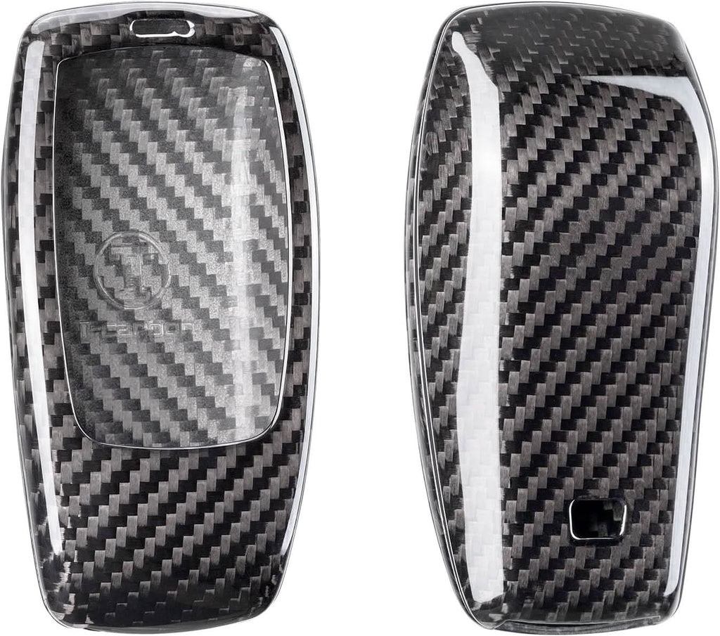 T-carbon Glass Fiber Key Fob Cover fits for Mercedes Benz