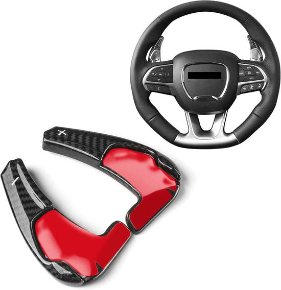 T-carbon Paddle Shifter For Dodge Durango Charger Challenger Hell Cat