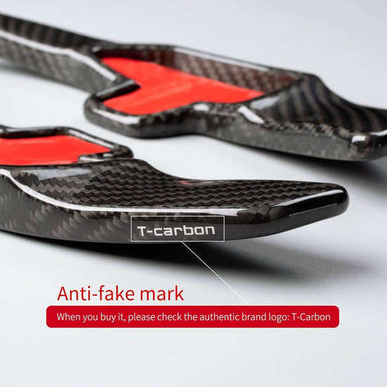 T-carbon Genuine Carbon Fiber Paddle Shifter Extension for Mercedes Benz AMG