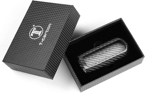 Carbon Fiber Key Fob Cover for Mazda 3 6 CX-5 CX-7 CX-9 MX-5 Miata (2009-2019)