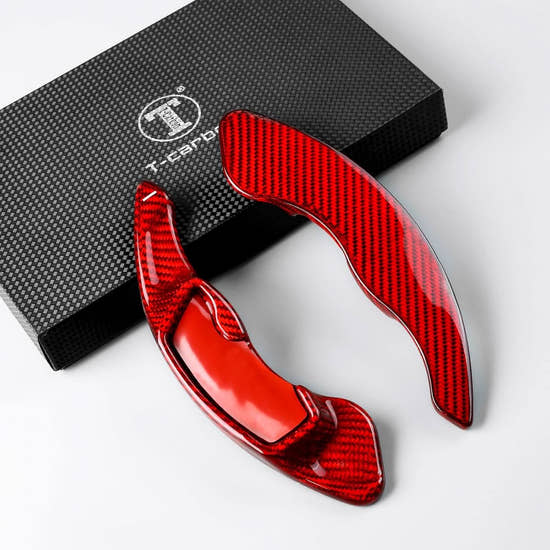 Carbon Fiber Paddle Shifter Extensions for Subaru WRX BRZ Outback Forester - Performance Upgrade