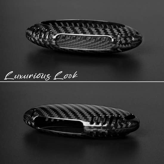 T-carbon Real Carbon Fiber Key Cover for Hyundai Ioniq 6 | Premium Protection Case