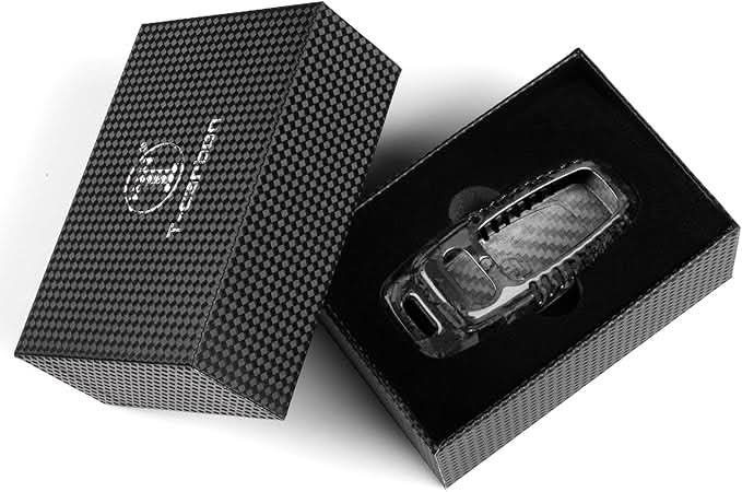 T-carbon Key Fob Cover Fits Audi A7 Q7 RS7 SQ7 2019-2025