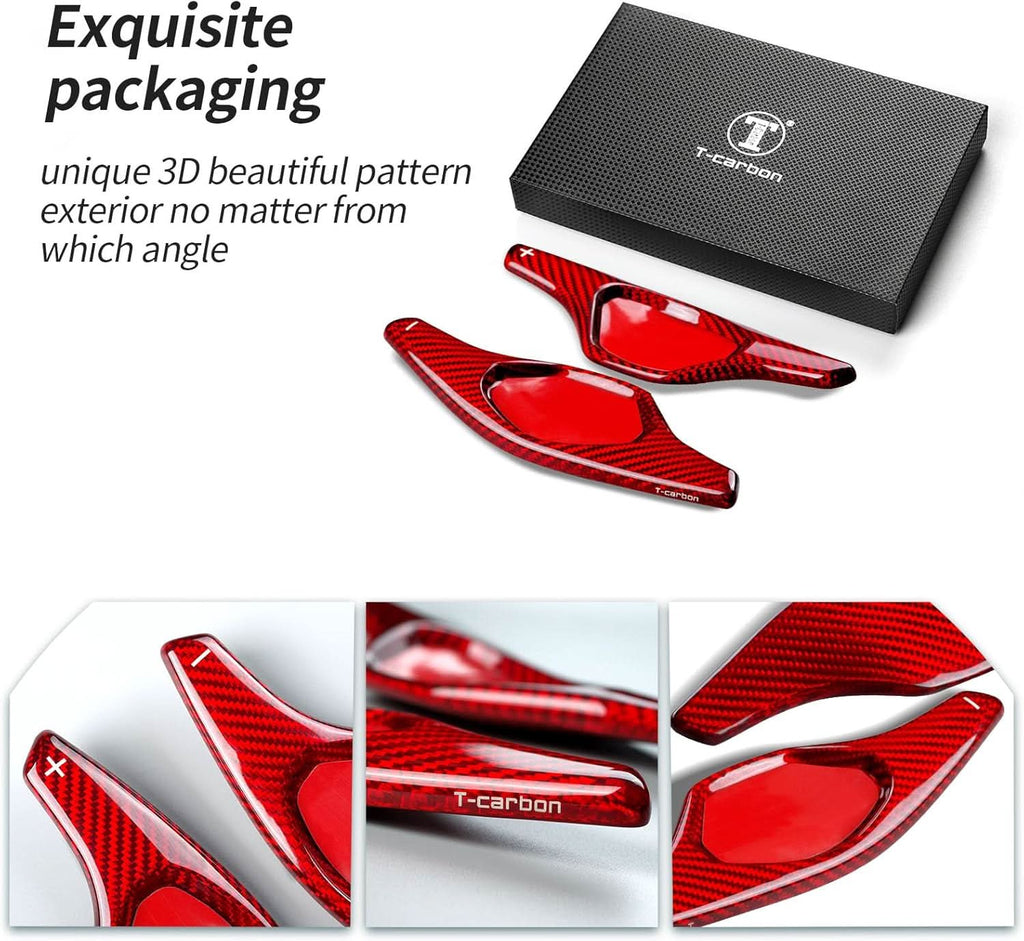 Carbon Fiber Paddle Shifter Extensions for Cadillac XTS 2013-2019 | Premium Steering Wheel Upgrade