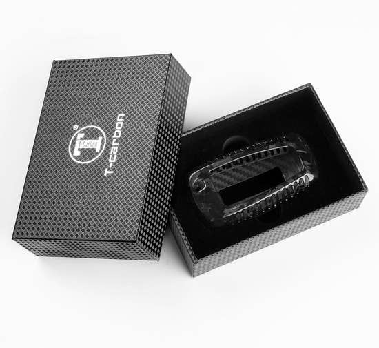 T-carbon Carbon Fiber Key Fob Cover Fits for Ford Bronco Raptor