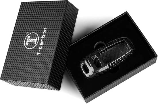 T-carbon Key Fob Cover Fits Audi A7 Q7 RS7 SQ7 2019-2025