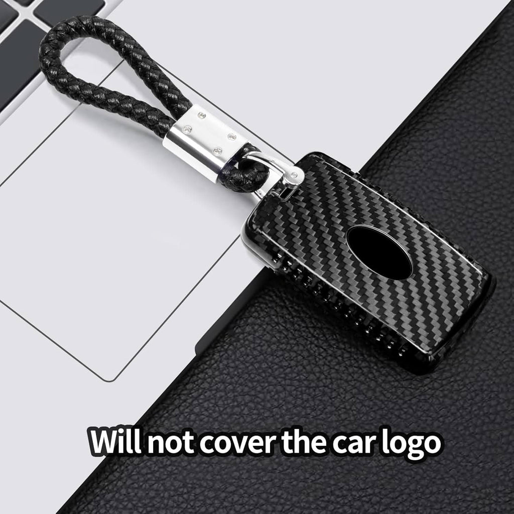 T-Carbon Premium Carbon Fiber Key Fob Cover for Land Rover & Jaguar - Protective Key Case Shell