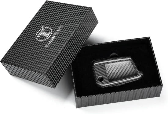 Carbon Fiber Key Fob Cover for VW Golf R GTI Jetta Passat 2019-2024 | Premium Key Case