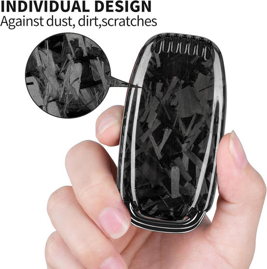 T-carbon Key Fob Cover Fits Audi A4