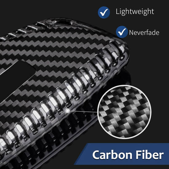 T-carbon Real Carbon Fiber Key Fob Cover Compatible with GMC