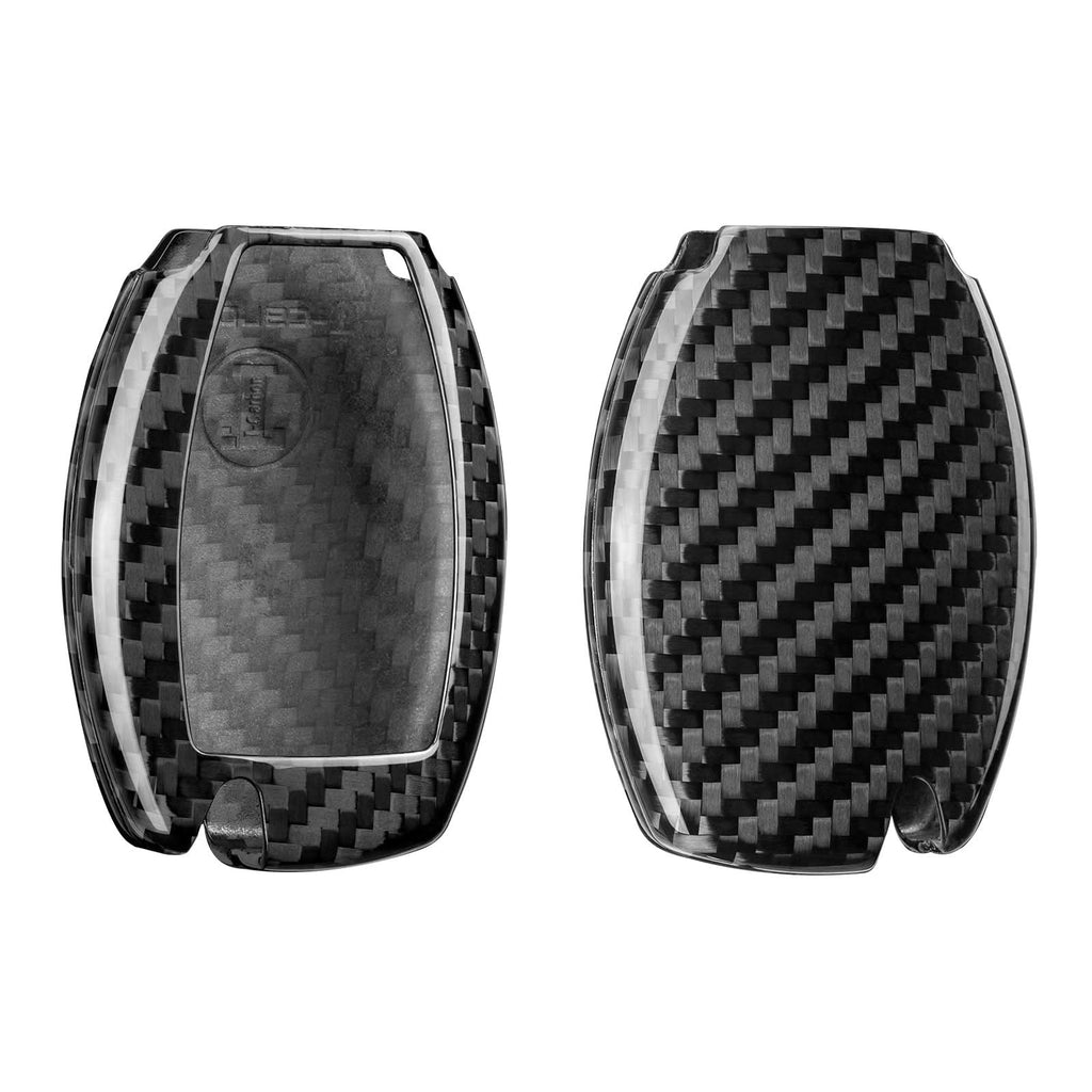 T-carbon Carbon Fiber Key Fob Cover Fits for Benz A B C E S G M V Class
