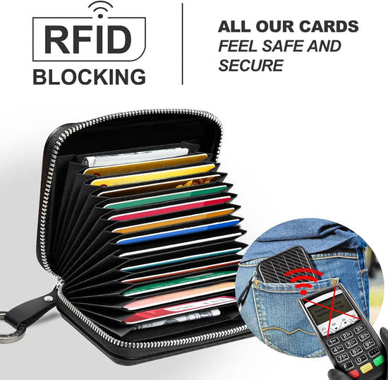 T-carbon Real Carbon Fiber Card Organizer Wallet