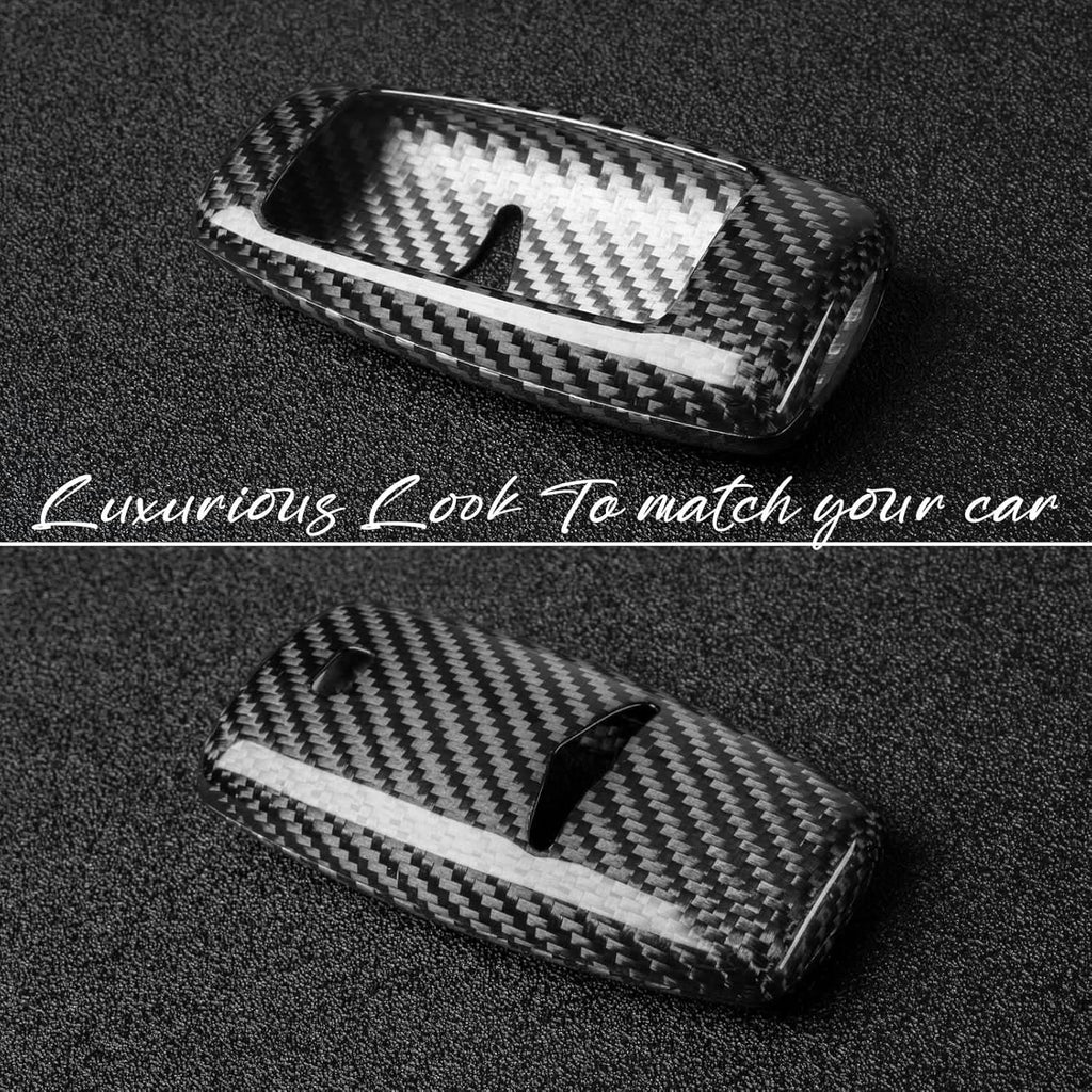 Key Fob Cover Compatible with Genesis - Premium Carbon Fiber Protection