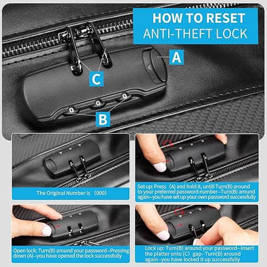 T-carbon Carbon Fiber File Document Pouch