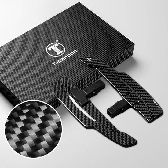 T-carbon Carbon Fiber Replacement Paddle Shifter Extension Fits for Lexus ES LS NX GT86