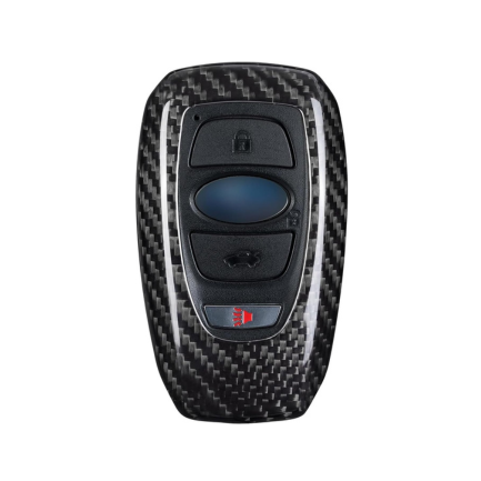 Carbon Fiber Key Fob Cover for Subaru BRZ WRX Outback Forester Crosstrek Legacy XV Ascent - Premium Protective Case