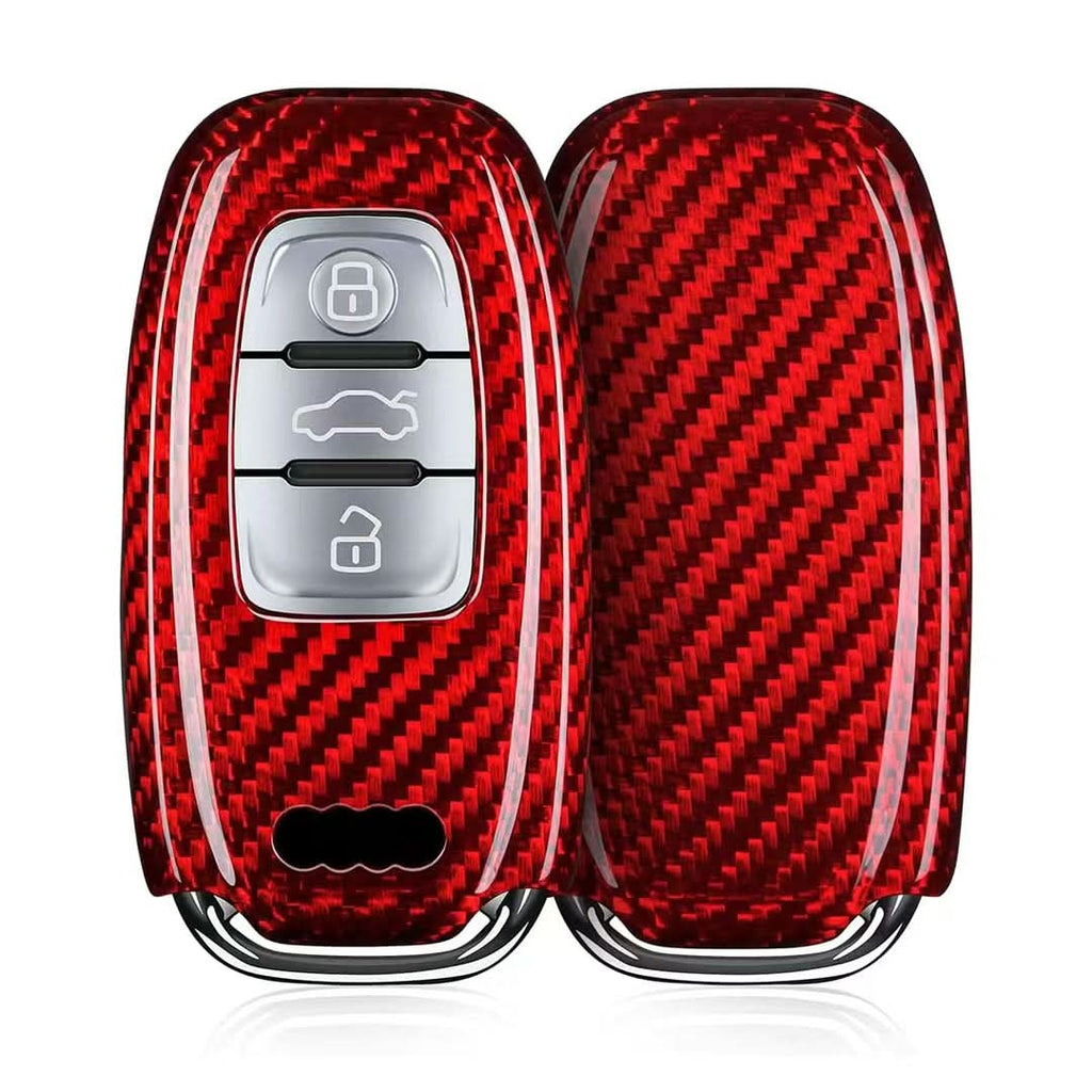 T-carbon Key Fob Cover Fits Audi A4