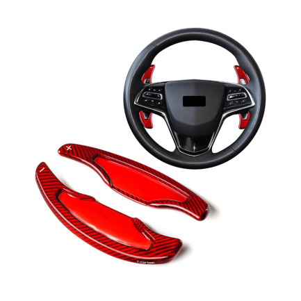 Carbon Fiber Paddle Shifter Extensions for Cadillac ATS 2013-2020 | Premium Steering Wheel Upgrade