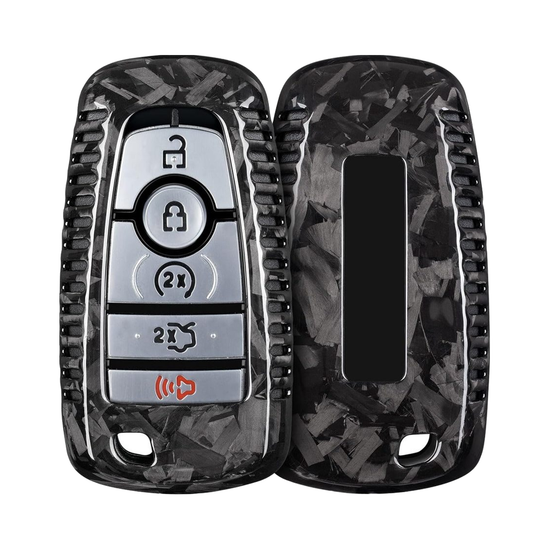 T-carbon Carbon Fiber Key Fob Cover Fits for Ford Bronco Raptor