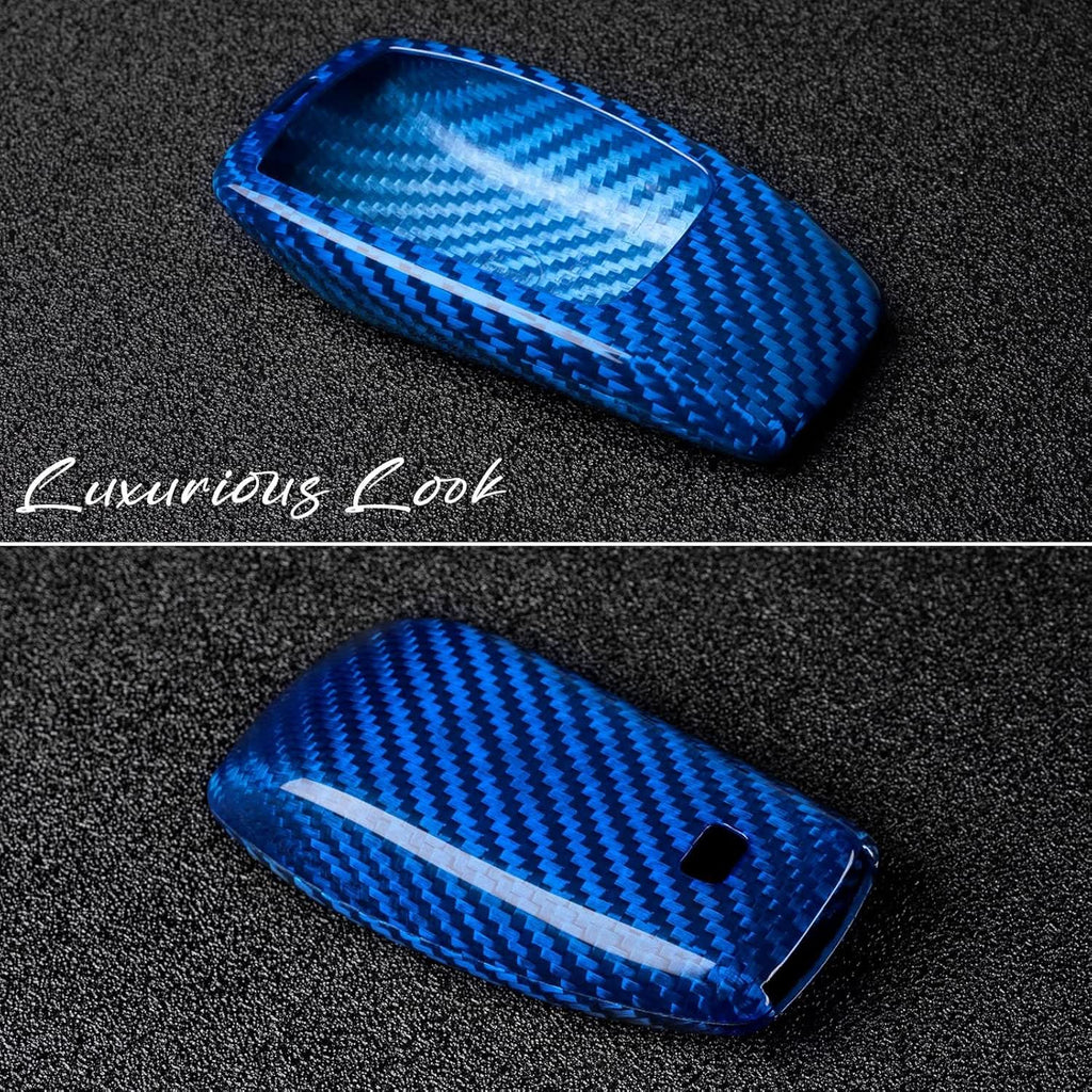 T-carbon Glass Fiber Key Fob Cover fits for Mercedes Benz