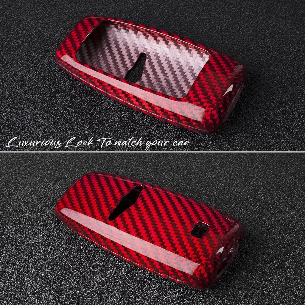 Key Fob Cover Compatible with Genesis - Premium Carbon Fiber Protection