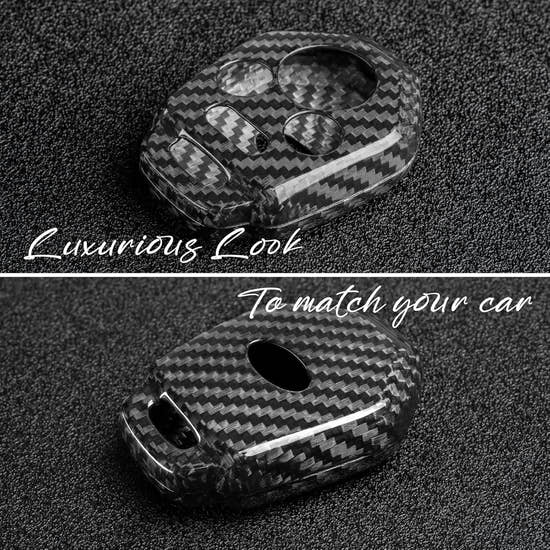 Carbon Fiber Key Fob Cover for Subaru WRX BRZ Impreza Outback Forester - Premium Protective Case