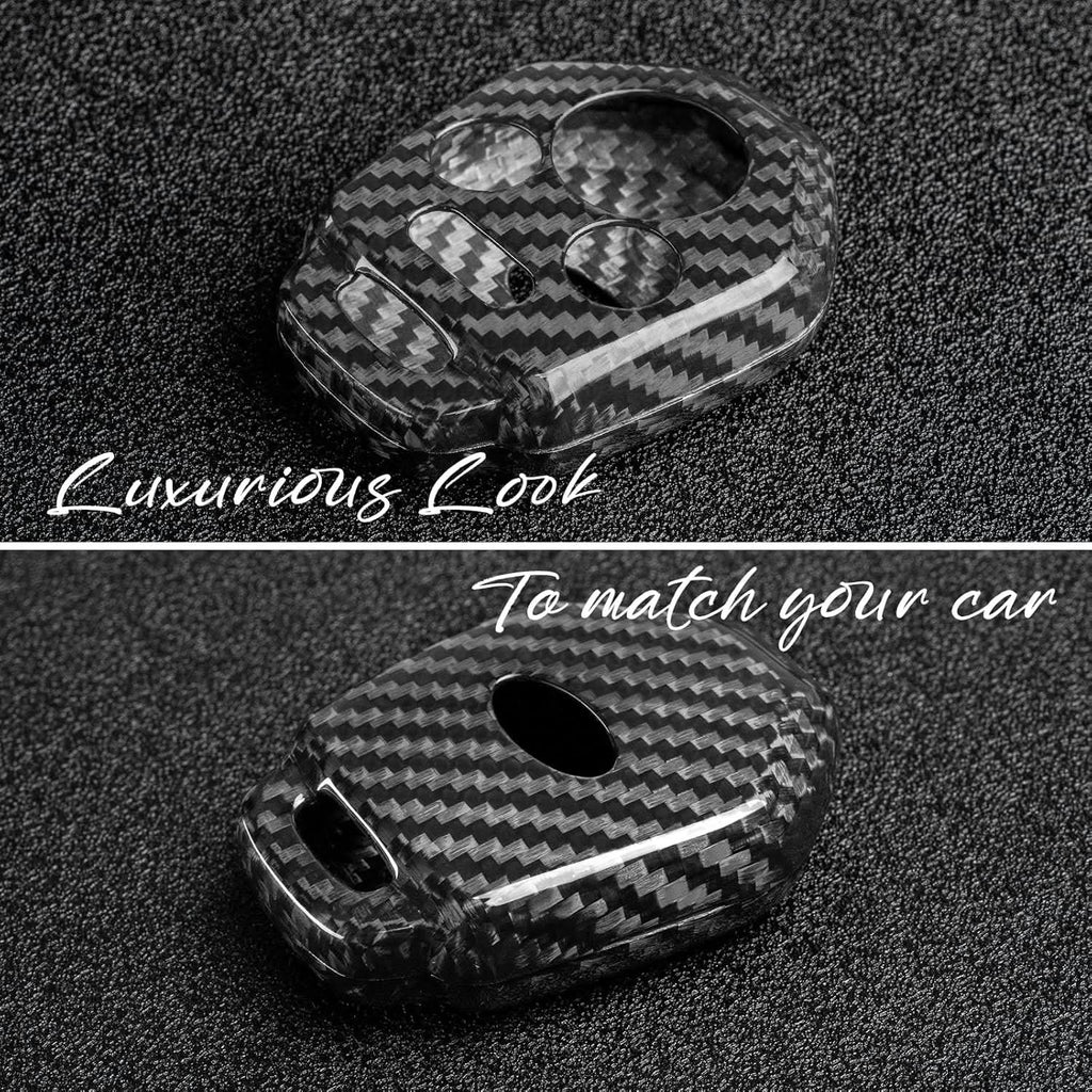 Carbon Fiber Key Fob Cover for Subaru WRX BRZ Impreza Outback Forester - Premium Protective Case