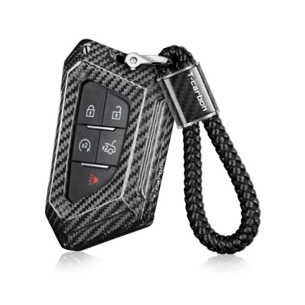 Glass Fiber Key Fob Cover for Cadillac Escalade, CT5, CT6, XT4, XT5, XT6 2020-2024