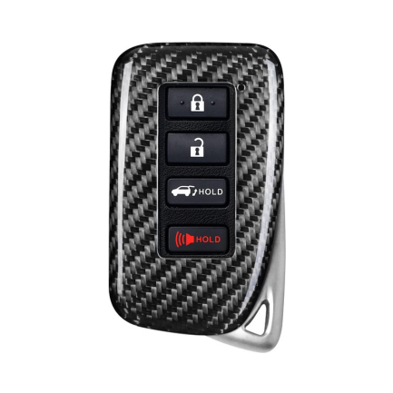 Carbon Fiber Key Fob Cover for Lexus LX570 RX450h RX350 IS350 GS LC RC | Premium Key Case