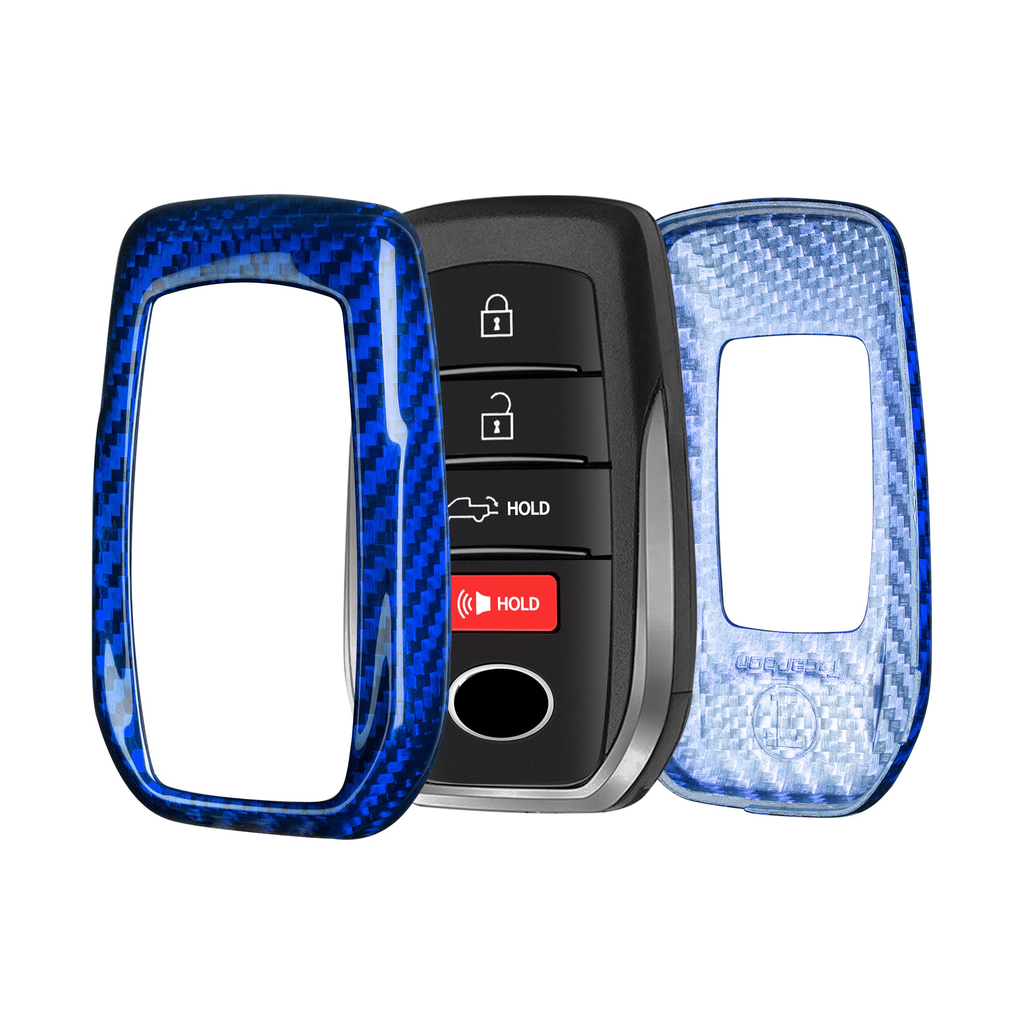 Key Fob Cover for Toyota Camry 2025-2026, Venza 2021-2025, RAV4 Prime, Land Cruiser, Fortuner, Hilux
