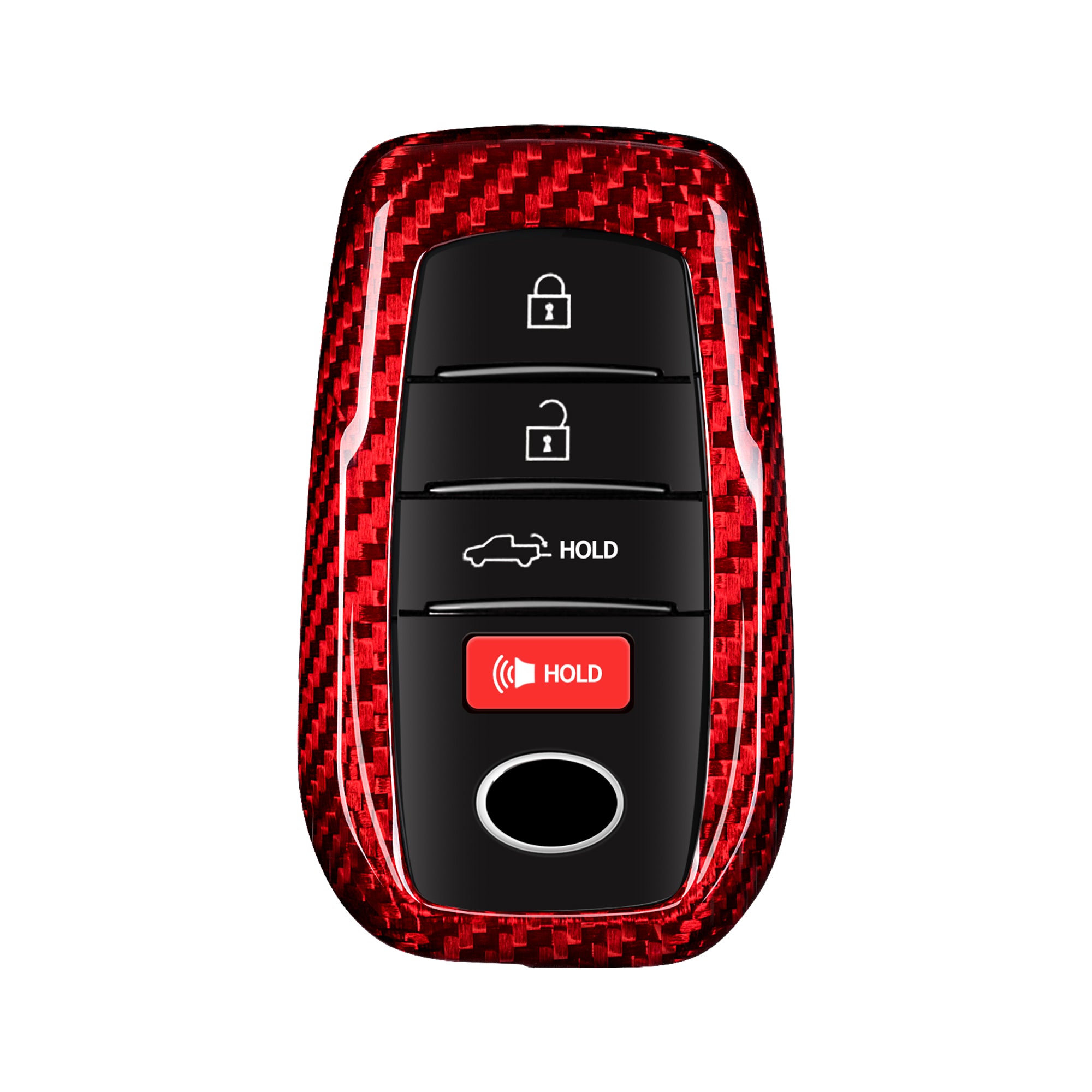 Key Fob Cover for Toyota Camry 2025-2026, Venza 2021-2025, RAV4 Prime, Land Cruiser, Fortuner, Hilux