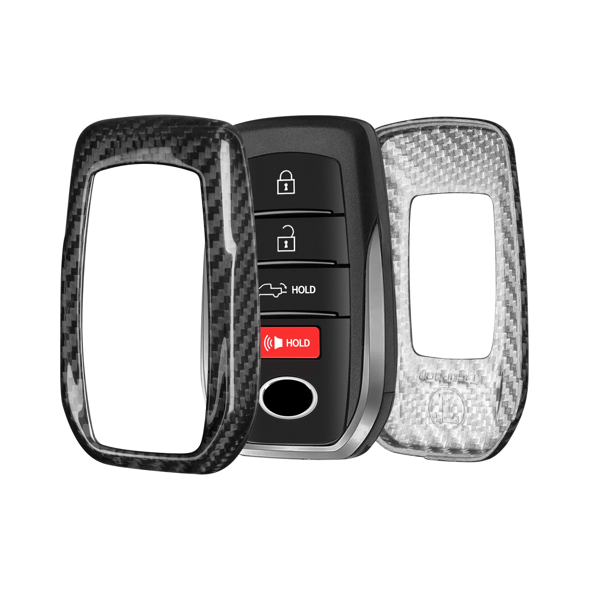 Key Fob Cover for Toyota Camry 2025-2026, Venza 2021-2025, RAV4 Prime, Land Cruiser, Fortuner, Hilux