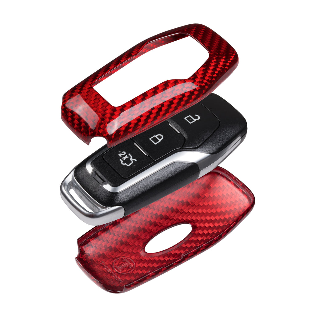 Key fob cover for Ford F150 2015-2020, Explorer 2016-2019, Expedition, three-botton