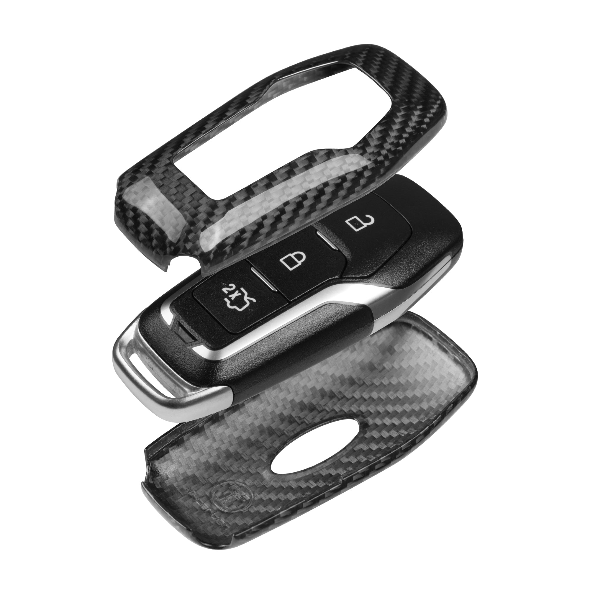 Key fob cover for Ford F150 2015-2020, Explorer 2016-2019, Expedition, three-botton