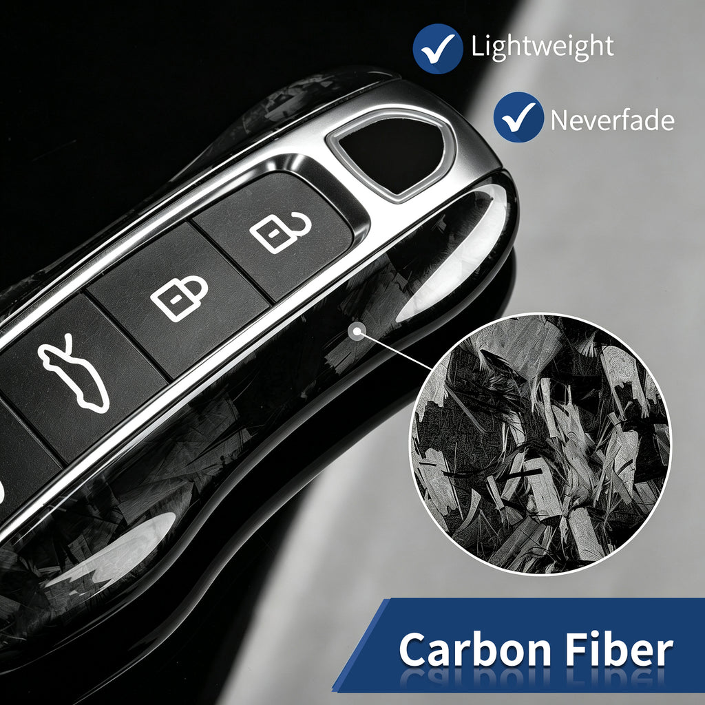 Key Fob Shell Replacement for Porsche Cayenne, Panamera 2018-2025, 911 Carrera Taycan 2020-2025