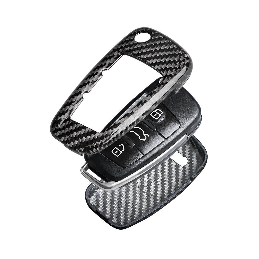 Key Fob Cover for Audi R8 2012, A3, Q3, S3, A4, S4, RS4, A6, RS6, Q5, Q7, TT, R8 2005-2013