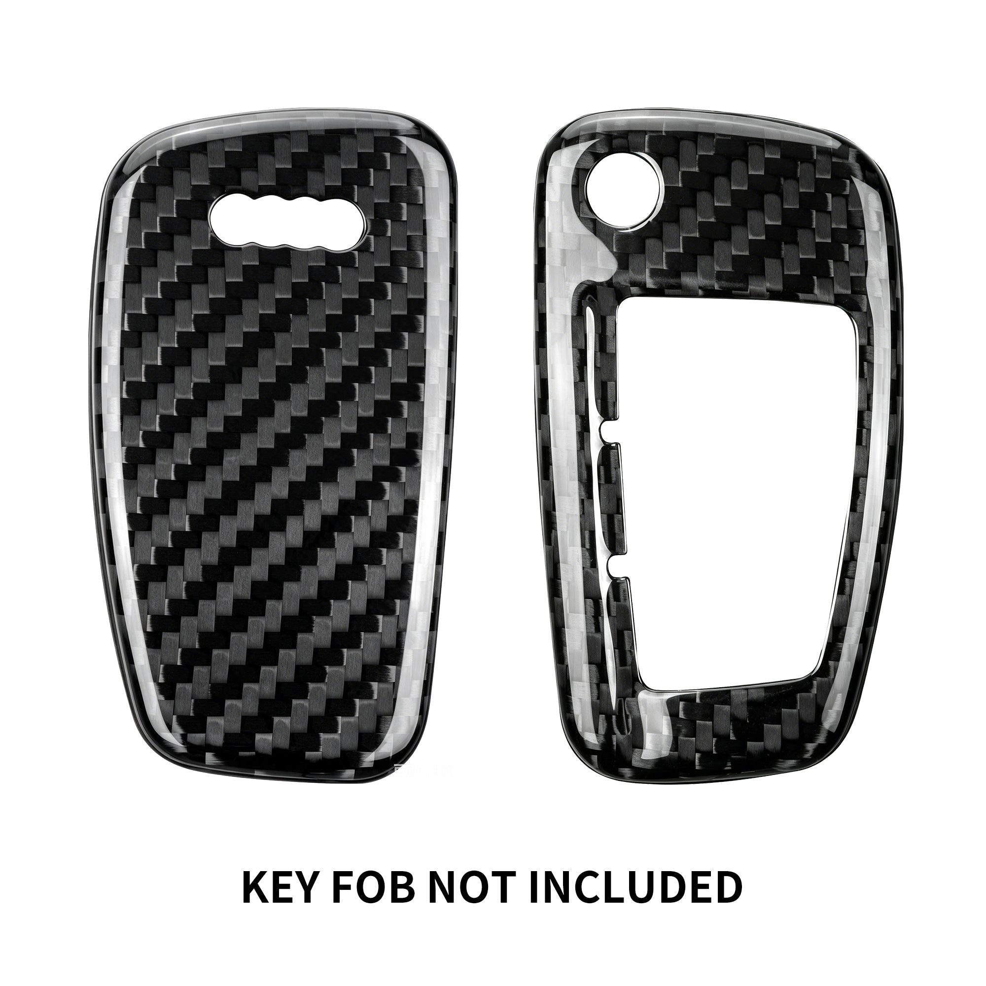 Key Fob Cover for Audi R8 2012, A3, Q3, S3, A4, S4, RS4, A6, RS6, Q5, Q7, TT, R8 2005-2013