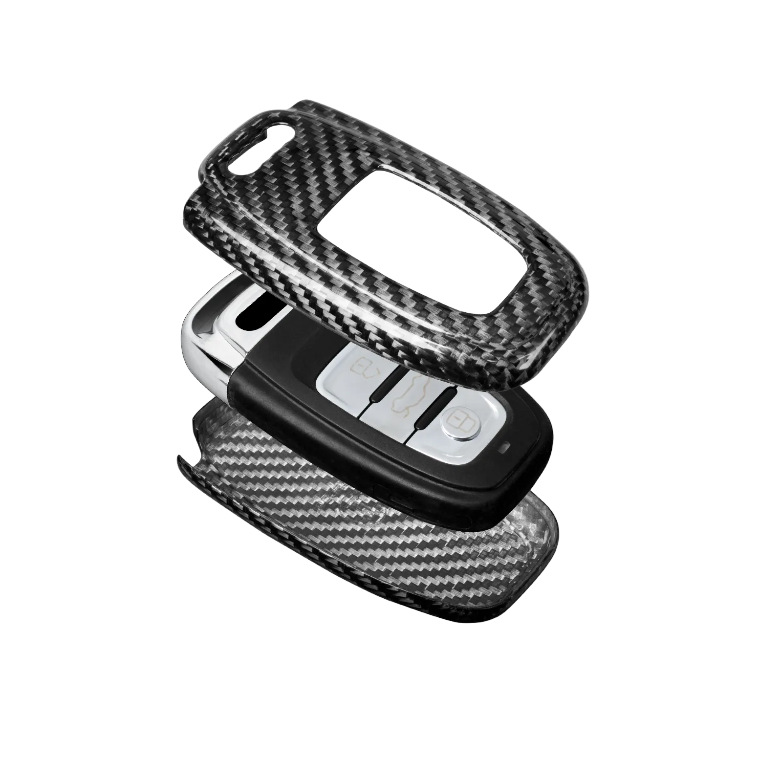 Key Fob Cover for Audi R8 2016, Audi A4, A4L, A5, A6, A6L, A7, A8, Q5, Q8, R8, RS4, RS5, RS6, RS7, S4, S5, S6, S7, S8 2013-2017