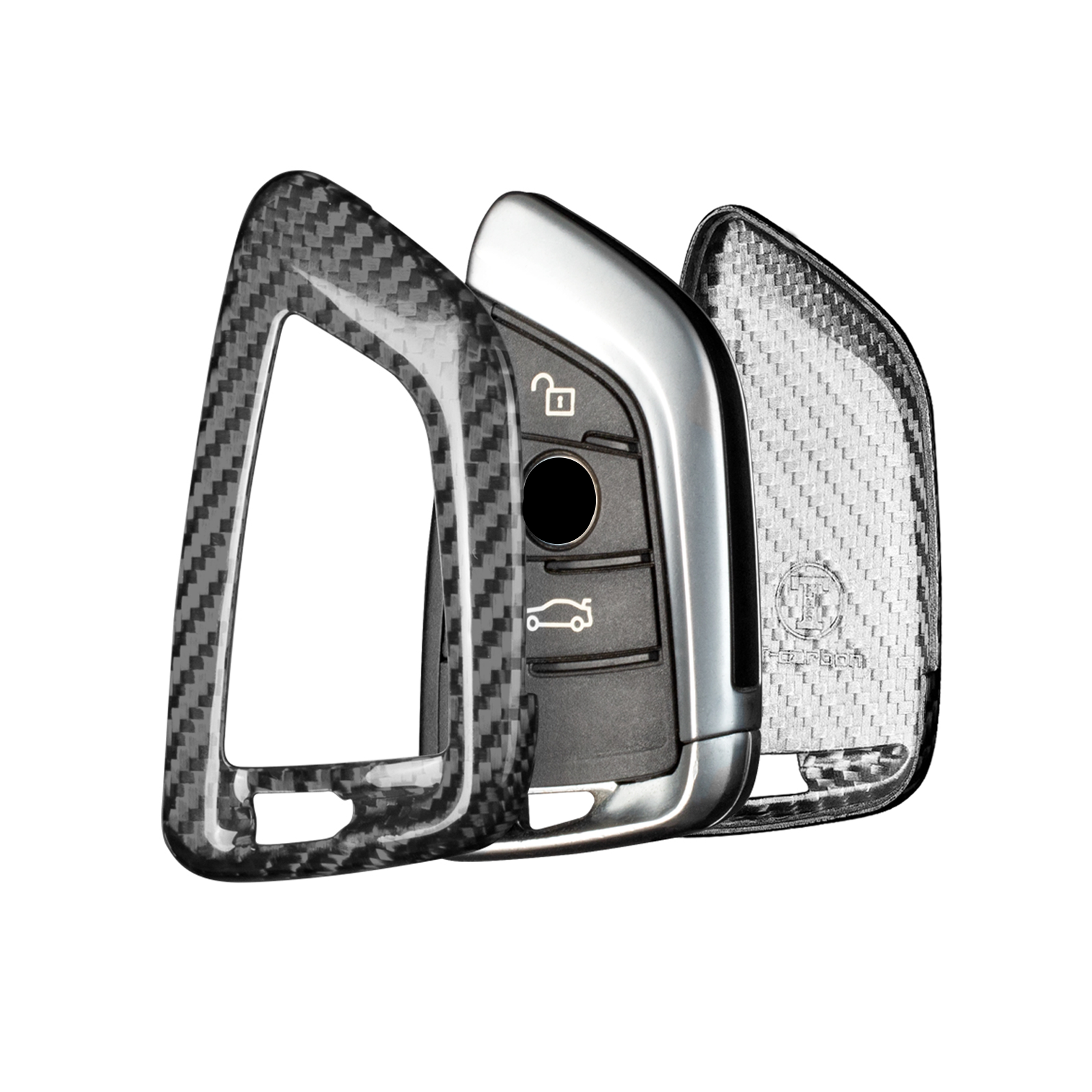 Key Fob Cover for BMW 2, 3, 4, 5, 6, 6GT, 7, 8 Series, X1, X2, X3, X4, X5, X6, X7, M3, M4, M5, M8, X3M, X4M, X5M, X6M, Z4