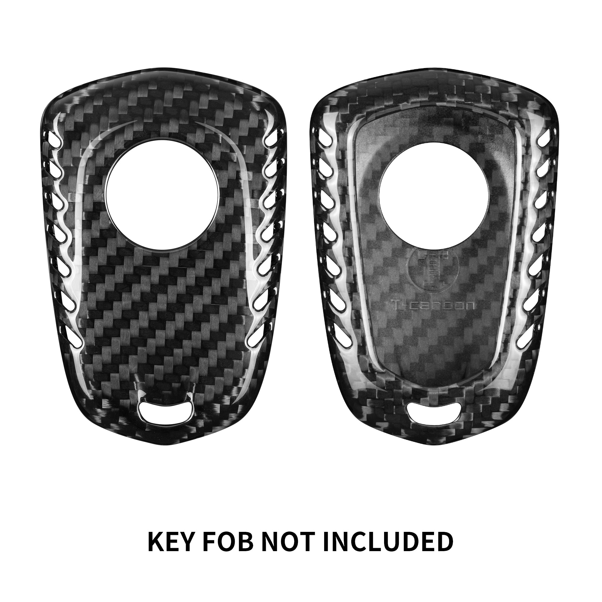 Key Fob Cover for Cadillac ATS, CT6, CTS, Escalade, Escalade ESV, SRX, XT5, XTS 2014-2019 (5 Buttons)