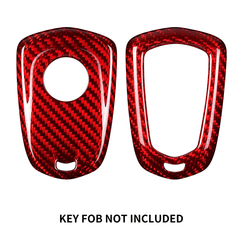 Key Fob Cover for Cadillac ATS, CT6, CTS, Escalade, Escalade ESV, SRX, XT5, XTS 2014-2019 (5 Buttons)