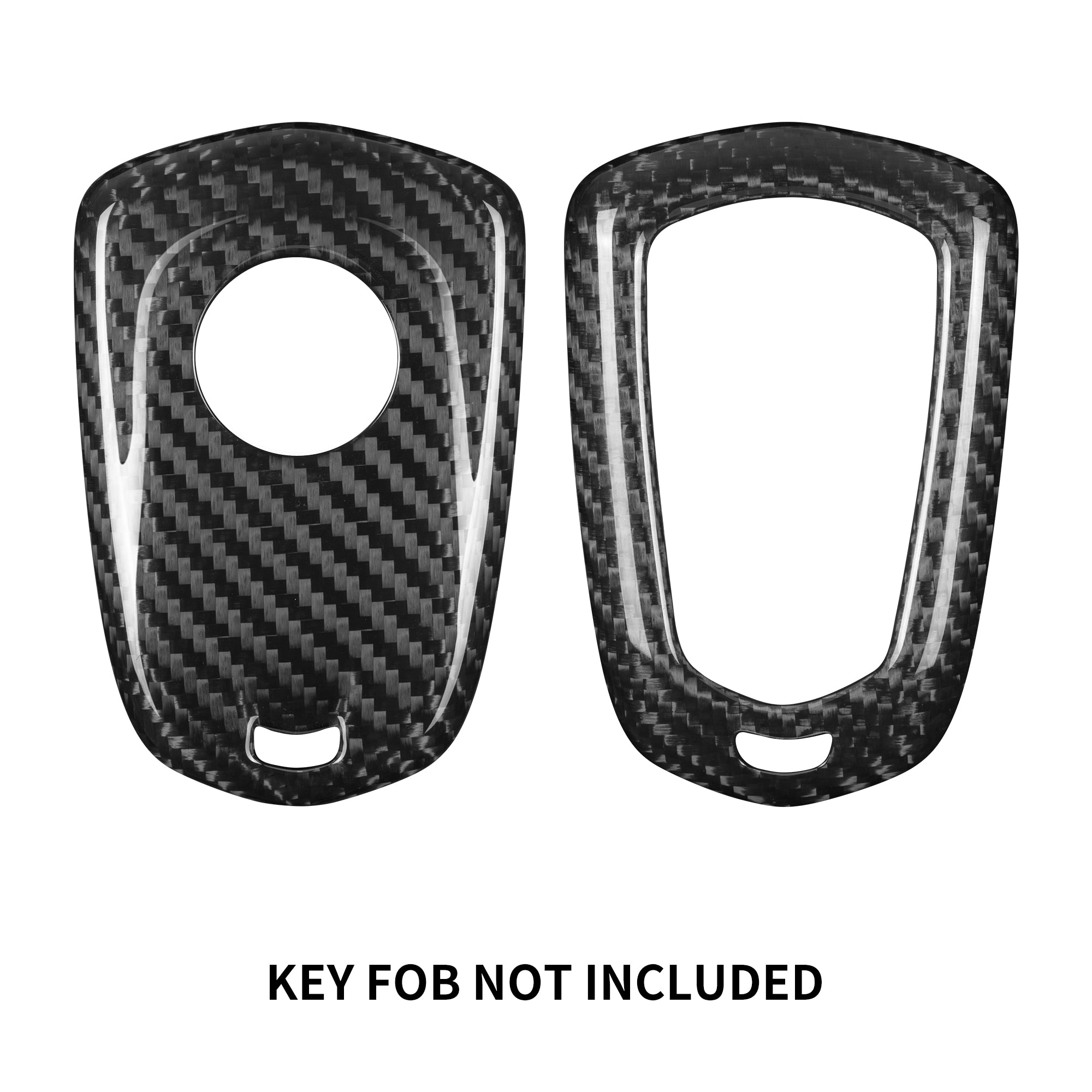 Key Fob Cover for Cadillac ATS, CT6, CTS, Escalade, Escalade ESV, SRX, XT5, XTS 2014-2019 (5 Buttons)
