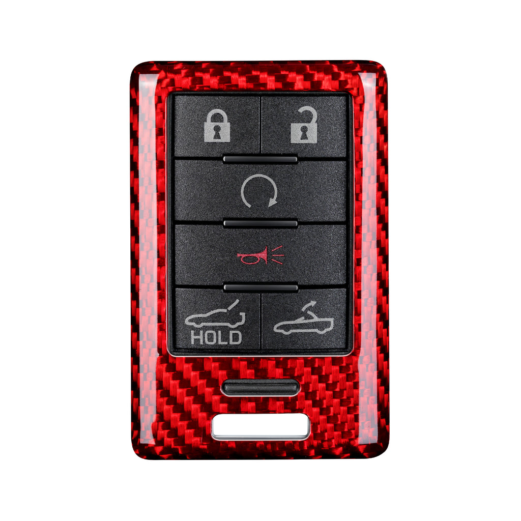 Key Fob Cover for Cadillac ATS, CTS, DTS, XTS, SRX, STS, Escalade 2008-2014, Corvette C6, C7 2014-2019