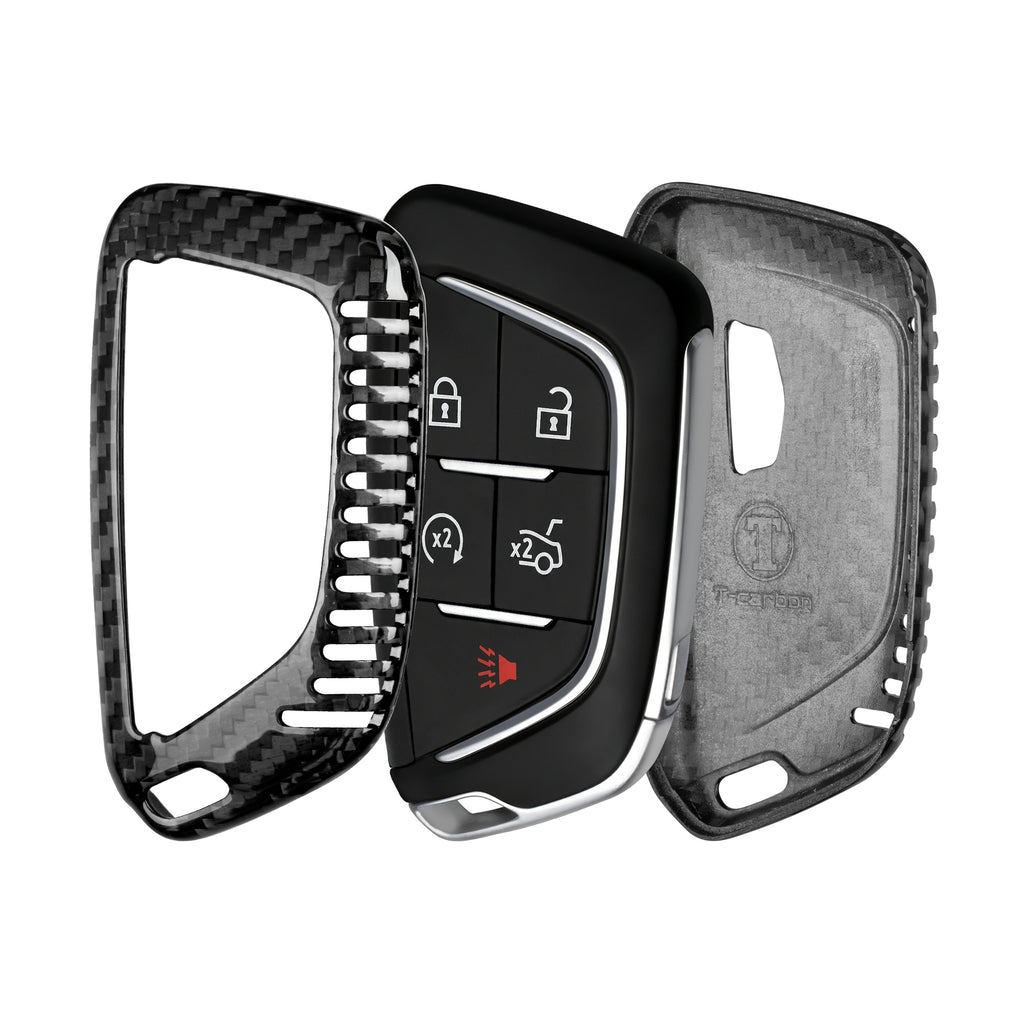 Key Fob Cover for Cadillac Escalade CT4, CT5 Premium Luxury, CT4-V, CT5 Sport