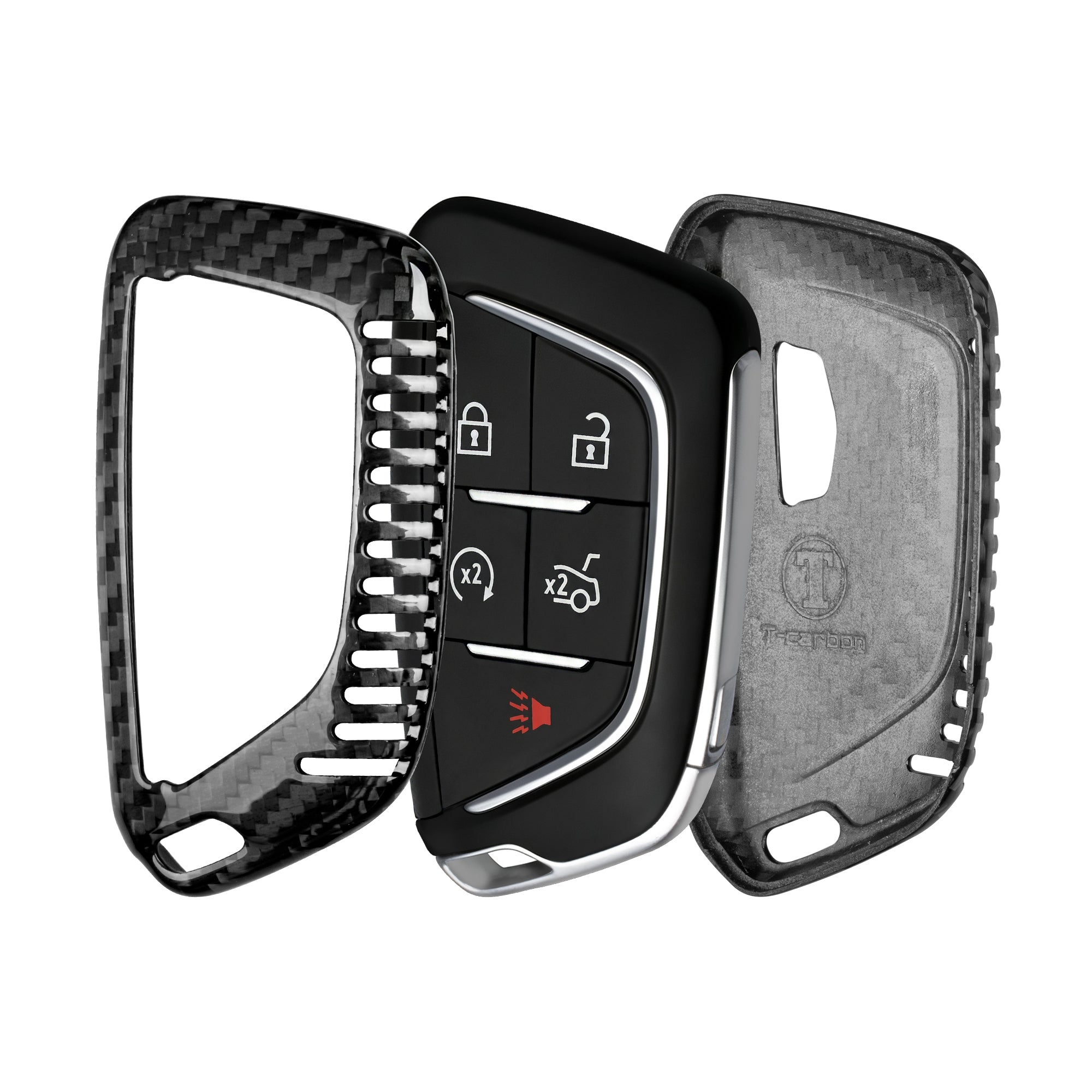 Key Fob Cover for Cadillac Escalade CT4, CT5 Premium Luxury, CT4-V, CT5 Sport
